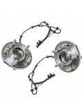 Two Piece Wheel Hub And Bearing Set Assembly For Front Left And Front Right On Dodge Grand Caravan 2008-2019 Routan Town And Country 2008-2016