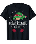 Ocean Rowing Gnome Family Matching Christmas Pajamas T Shirt Totally Cozy Holiday Set For Family Photos And Group Gifts, front view