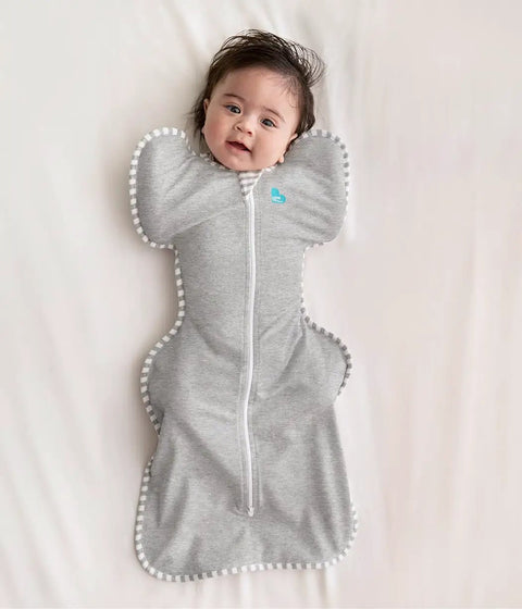 Baby in Swaddle Up Sleep Sack For Newborns, Arms Up Self Soothing Swaddle, Improves Sleep And Calms Startle Reflex, Secure Fit