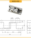 Heavy Duty Stainless Steel Corner Hinge For Industrial Distribution Board Metal Box Cabinet Door Durable Enclosure Hardware CL215