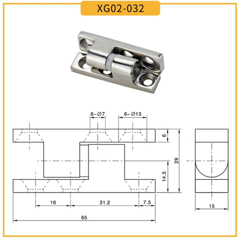 Heavy Duty Stainless Steel Corner Hinge For Industrial Distribution Board Metal Box Cabinet Door Durable Enclosure Hardware CL215