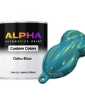 Premium Blue Automotive Basecoat Paint Gallon Ready To Spray With Medium Reducer Straight Outta The Can For A Smooth Even Coat That Looks Fly On Your Daily Driver Or Weekend Rig.