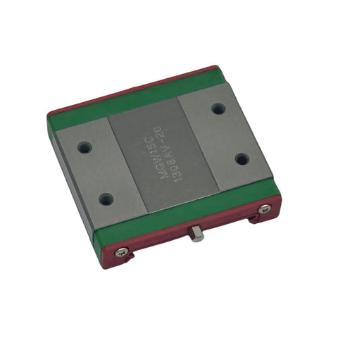 MGW15 Linear Guide Rail Kit With Carriage For CNC Machines And 3D Printers Beefy Rigidity Wide Load Capacity Gothic Arch Contact Retained Balls For Ultra Smooth Motion And Rock Solid Reliability, MGW15 carriage block