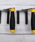 Heavy Duty Gypsum Tile Lifter And Board Carrier With Non Slip Rubber Design For Effortless Drywall Installation And Glass Handling In Any Random Color, showing two ergonomic handles with rubber grips.