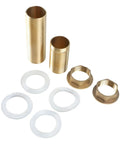 Cool Brass Pipe Fitting Lock Nut Kit With 10 Hex Female Thread Parts For Sink And Faucet Repair Plus Gas Water Oil Connection Seals That Stop Leaks Dead For Your Plumbing Needs brass fittings with seals and lock nuts