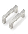 40 Pack 3 Inch Brushed Nickel Cabinet Pulls Square Drawer Handles For Kitchen Cabinets Cupboards And Dresser stainless steel hardware