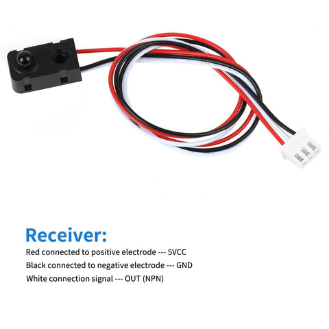2Pcs Pro Grade IR Break Beam Sensor Through Beam Photoelectric Switch 5mm LED Counting Module cable connections diagram