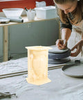 Roman Column Balustrade Concrete Mold For Easy DIY Baluster Casting 8.26 By 5.90 By 5.51 Inch Plastic Mold in use