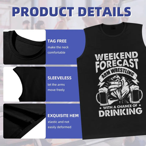 Lightweight Cotton Muscle Tank Top For Guys, Breathable Slim Fit Sleeveless Undershirt With Moisture Wicking, Tagless Gym Workout Vest For Summer Fitness And Straight Up Comfy Daily Grind, black sleeveless tee with comfortable neckline.