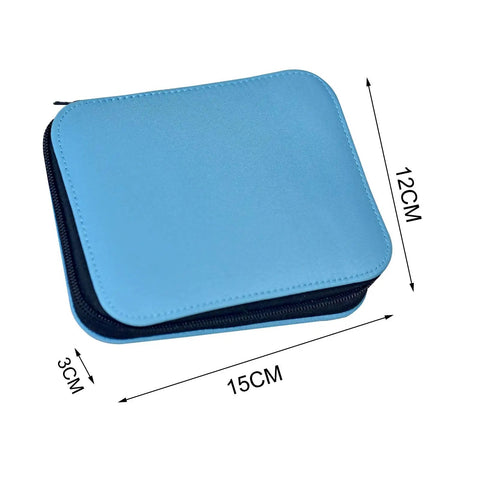 Portable Sewing Kit With Case For Home Travel And Emergency Repairs 18 Spools Thread Scissors Needles Tape Measure And More Grab And Go DIY Sewing Set In Medium Electric Blue For Beginners And Adults