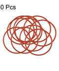 Red Silicone O Ring 32mm Outer Diameter 29mm Inner Diameter 1.5mm Cross Section VMQ Seal Gasket 50 Durometer Pack Of 10