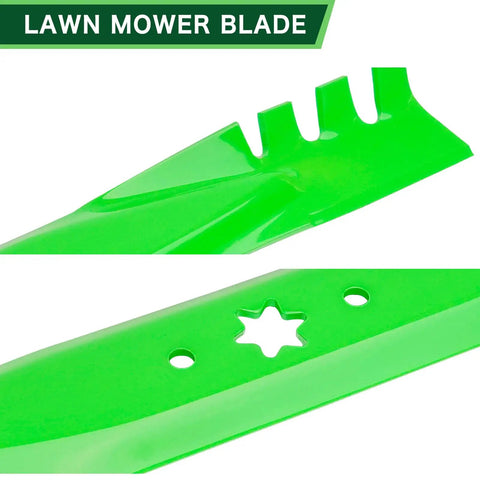 High Quality Mulching Blades Set For 42 Inch Mower Deck Fits Pony Bronco Xt1 Lt42 Zt1 Lawn Mowers Replaces Oem 942-04308 942-0616