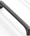 Upgrade Your Home With A 10 Pack Of 5 Inch Slick Brushed Oil Rubbed Bronze Drawer Pulls Cabinet Handles angled view 128 mm