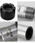 Rugged CNC Collet Chuck Extension Bar For Ridiculously Smooth Milling And Turning Operations That Knocks Out Vibration While Delivering Slick Surface Finishes On Every Machine Shop Setup, showcasing black cap and steel thread components.