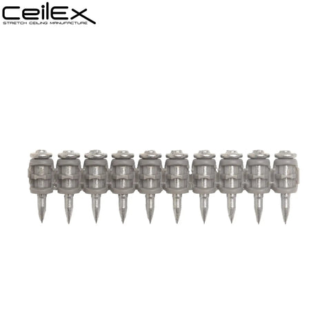 Collated Concrete Nails For BX3 Nailer Seven Eighths Inch Twenty Two Millimeter 1000 Count Three Millimeter Thick Heavy Duty