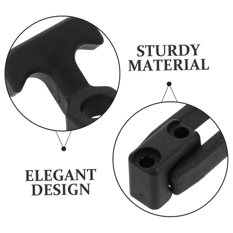 Detailed view of Two Pack Flexible T Handle Draw Latches With Rubber Seal Beefy Heavy Duty Toolbox Locks showing sturdy material and design