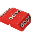 Pocket Hole Jig For Woodworking With 30, 45 And 90 Degree Holes, Aluminum Alloy Build With Steel Drill Sleeves, side view