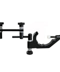 Side view of HFS dial test indicator holder for Bridgeport mill, 1-7/8 in clamping diameter, aluminum alloy.
