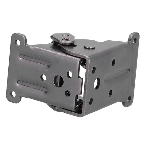 Self Lock Folding Bracket With Aluminum Alloy Construction, 120 Degree Rotation, 3.4cm Folded Thickness, Black Bronze Finish
