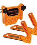 Universal Featherboard Kit With Flex And Miter Lock System Plus Two Deluxe Push Sticks For Table Saws, Router Tables