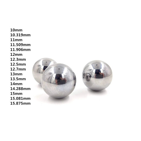 GCr15 Solid Bearing Ball 12.7mm 8.5g High Precision Bearing Steel Ball HRC 60-63 For Machines Testing Grinding Detection And Industrial Use And Heavy-Duty Applications, shown with size options