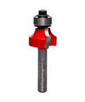 Radius 3/16 Inch Rounding Over Router Bit With Quadra Cut For Flawless Wood Finishes 2 Cutter Carbide Bit Bearing