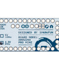 3.3V 8MHz Pro Mini ATmega328 Development Board For Arduino with no USB, top view showing FTDI compatible design and auto-reset support.