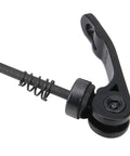Close-up of Dual Pack Aluminum Alloy Quick Release Skewers for Mountain and Road Bikes, showing lever and spring detail.