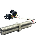 MSP6732C Speed Sensor For Generator Set Parts Replacement, threaded metal sensor with wired connector for diesel engines