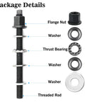 Heavy Duty Crank Pulley Installer Tool For LS Harmonic Balancer On GM LS V8 Engines 1998 and Up showing components: nut, washers, and rod