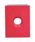 Red Aluminum Alloy Sliding Nut For T Track Systems With Dual Metric Threads T Slot Nut For Woodworking Jigs Table Saw
