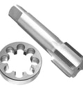 M47X1.5 Right Hand Tap And Die Set HSS Metric Threading Kit components for machining cast iron, copper, brass, aluminum, and steel