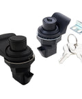 Push Button Latches With Smooth Locking Mechanism, Waterproof Cabinet Door Latch For Camping Trailers And RVs, Tough ABS Build, Easy Install
