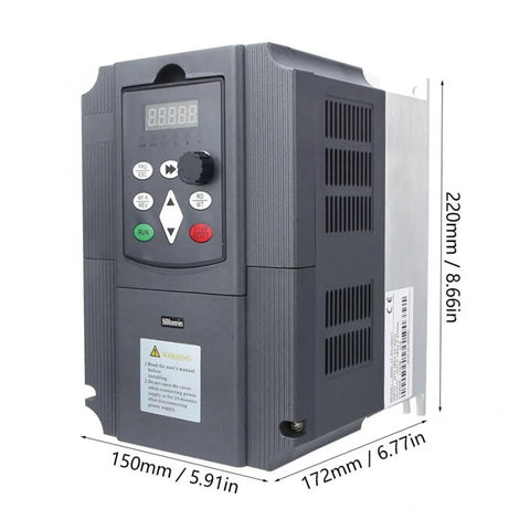 Industrial Grade 440V 11KW Three Phase Input And Output VFD Variable Frequency Drive For Precise Motor Speed Control Inverter 10HP 7.5kW High Torque Beast Mode Power Controller For Industrial Automation And Motor Systems, 220mm x 172mm
