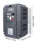 440V 11KW 3-Phase VFD Variable Frequency Drive For Motor Speed Control Inverter Heavy Duty 3HP 2.2kW Industrial Grade With Built In Protection And PLC Ready Control For Smooth Start And Precise Speed Regulation, 220mm x 150mm x 172mm