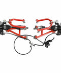 Beefed Up 4WD Rear CV Axle Shaft And Suspension Brake Kit For ATV UTV Go Kart Quad Buggy Golf Cart Includes CV Axles Disc Brake System