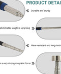 Product details of Two Piece Telescoping Magnetic Pickup Tool Set With 8 Pound And 5 Pound Strengths Handy Extendable Magnet Grabber