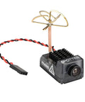 All In One FPV Camera And Video Transmitter For Mini FPV RC Drones 5 8GHz AIO With OSD Integrated Mic 170 Degree FOV 700TVL 40CH 20MW To 200MW Adjustable VTX Plug And Play DIY Friendly showing camera and antenna design