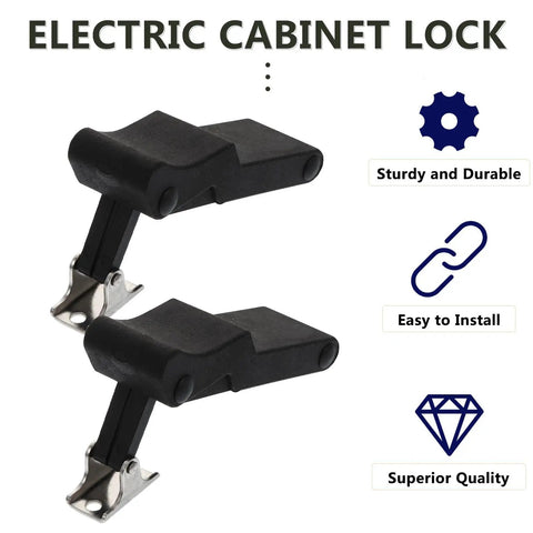 Four Pack Black Rubber Electrical Cabinet Locks Latches Replacement Door Draw Latch For Electrical Boxes And Storage Cabinets