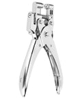 Metal Handheld All In One Hole Puncher With Retainer, adjustable depth 5-14mm, for 30 A4 sheets, office and home use.