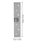 Six Pack 360 Degree Pivot Door Hinges Concealed Heavy Duty Stainless Steel Hidden Cabinet Hardware with measurements