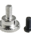 12Pcs Metal Presser Foot Screws Set For Industrial Sewing Machines Thumb Clamp Fixing Screws Non Slip Threaded Design For Single Needle Machines Pro Grade Heavy Duty Black And Silver Replacement Parts, silver and black screw pair