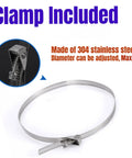 Clamp for 30 Micron Dust Collector Bag With Clamp For 4 Inch Universal Vacuum System Perfect For Table Saw Planer And Woodworking Tools.
