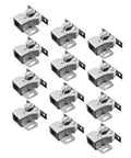 Stainless Steel Cabinet Door Latch Set With Double Ball Catch And Spring Roller for quiet, noiseless cupboard closures.