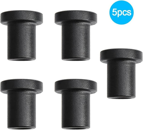 Five Pack Black Barn Door Rollers With 34mm Spacers For Flat Track Sliding Barn Doors Durable Wall Mount Hardware Set For Garage Basement Farm Doors Easy Install, Smooth Rolling, Strong Metal Wheel Assemblies