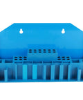 Wall-mounted blue plastic holder for CNC tools, unrelated to Hardened Heavy Duty Combined Press Plate TSlot Clamp Kit use.