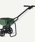 Fertilizer Spreader For Lawn With Even Coverage All Season Workhorse, multi gear control, durable steel frame, plastic hopper, 1 pack