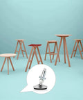 Beefy Heavy Duty Adjustable Swivel Leveling Feet Set With T Nut Bolt M8 And M10 4 Pack 50xM8x50mm Easy Install Height Range 0.75 To 1.5 Inches For Stable Furniture And Machinery, metal leveling foot under stool