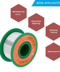 Ultra Thin 0.3mm Solder Wire For Precision Electronics Soldering Rosin Core Lead Free No Clean Sn99 Ag0.3 Cu0.7 Alloy Fast Melting RoHS 30g spool