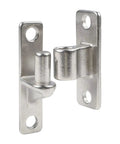 2 Pack Half Inch Pin Gate Hinges Heavy Duty Steel Designed For Outdoor Yard Farm And Barn Doors Quick Install rugged steel hinge with flat mount.